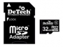  DETECH 32GB MICROSDHC КАРТА ПАМЯТИ