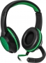 Игровая гарнитура Defender Warhead G-200 зеленый + черный, кабель 2 м
