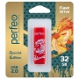 USB накопитель Perfeo 32GB C04 Red Lion